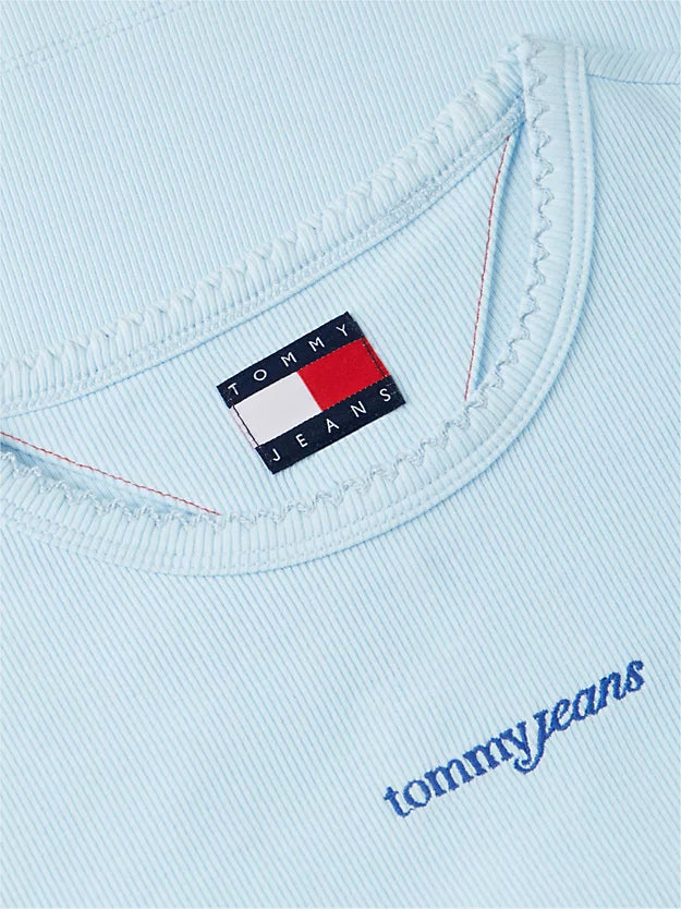 Logo Ribbed Slim T-Shirt