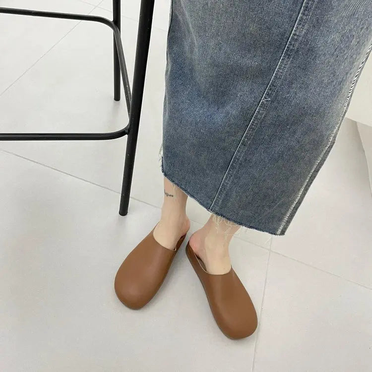 Chaussons en cuir italien / Chaussures orthopédiques pour femmes LetcloMC