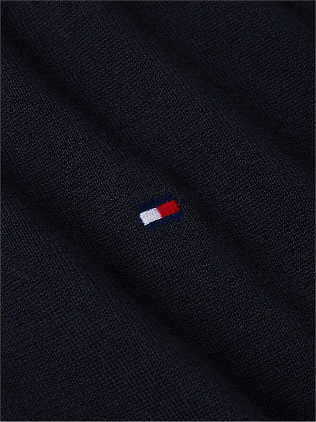 Flag Embroidery Zip-Thru Jumper