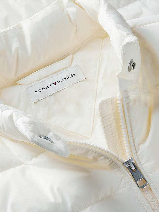 Mixed Texture Slim Lightweight Down Jacket