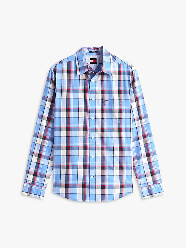 Regular Fit Check Poplin Shirt