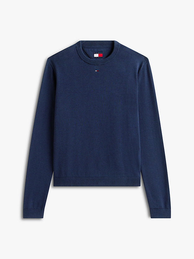 Flag Embroidery Crew Neck Jumper