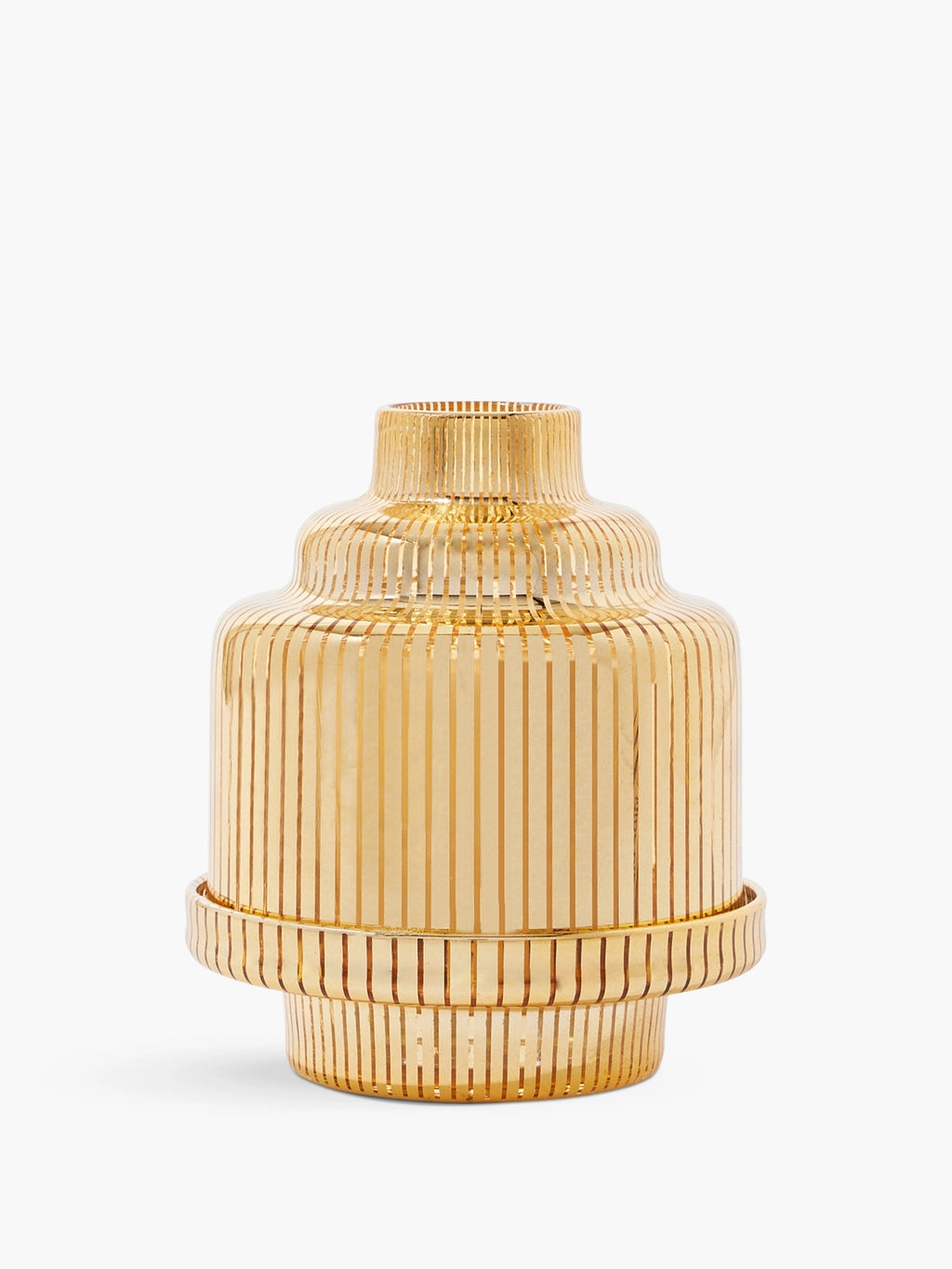 Golden Pyramid Candle Holder For classic candles 370G