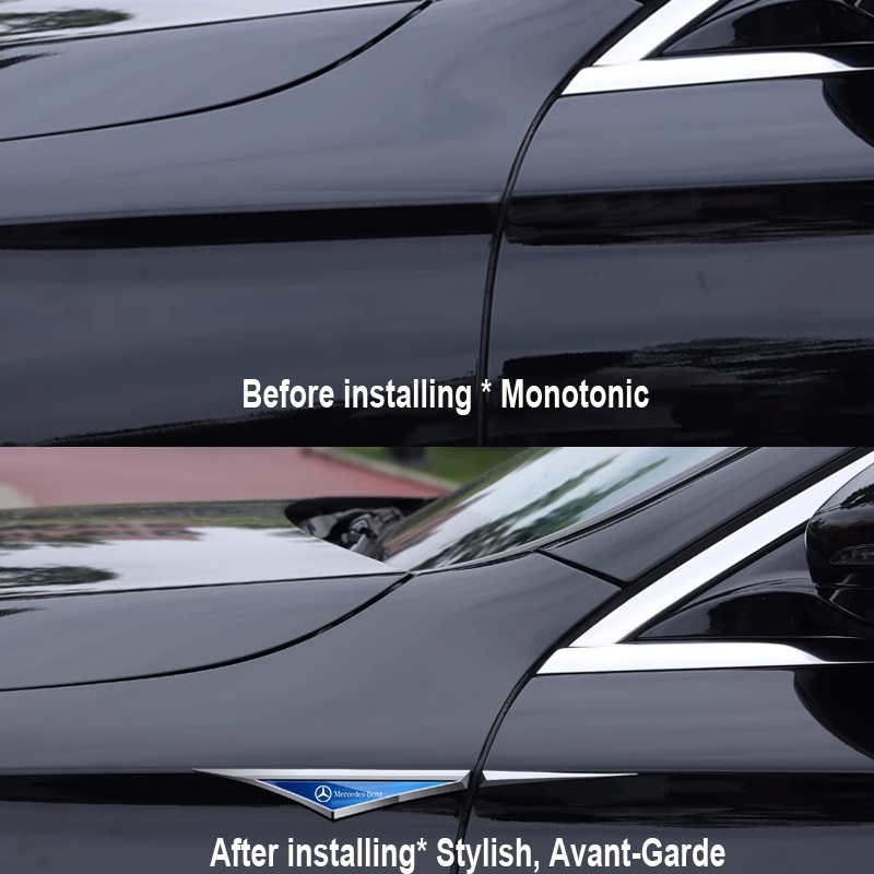 Autocollants de voiture créatifs en métal électrolytique✨2 Pièces✨