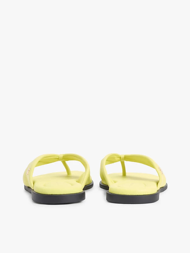 Leather Toe Post Flat Sandals