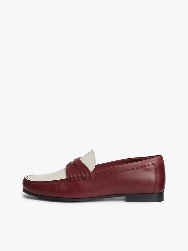 Monogram Leather Penny Loafers
