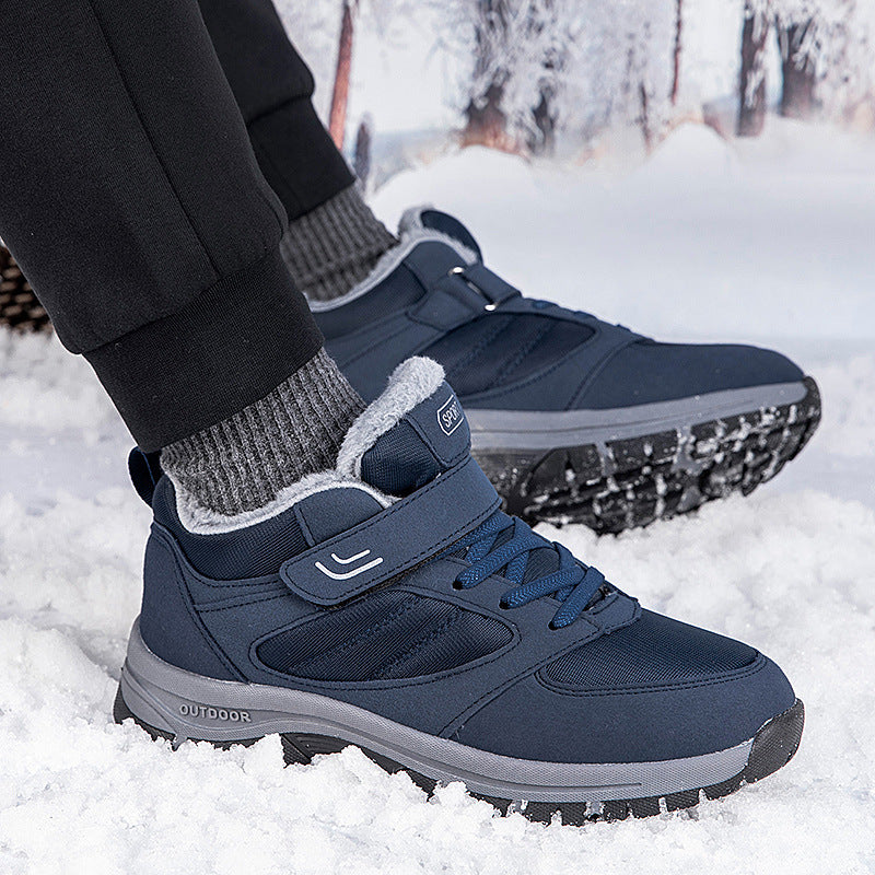 Bottines antidérapantes en cuir Snowy Villia