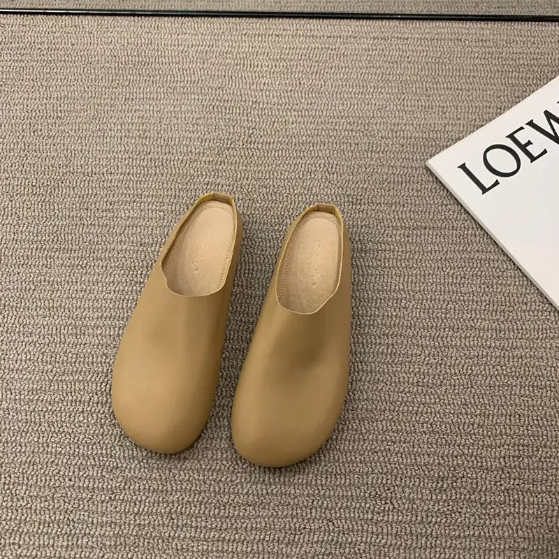 Chaussons en cuir italien / Chaussures orthopédiques pour femmes LetcloMC