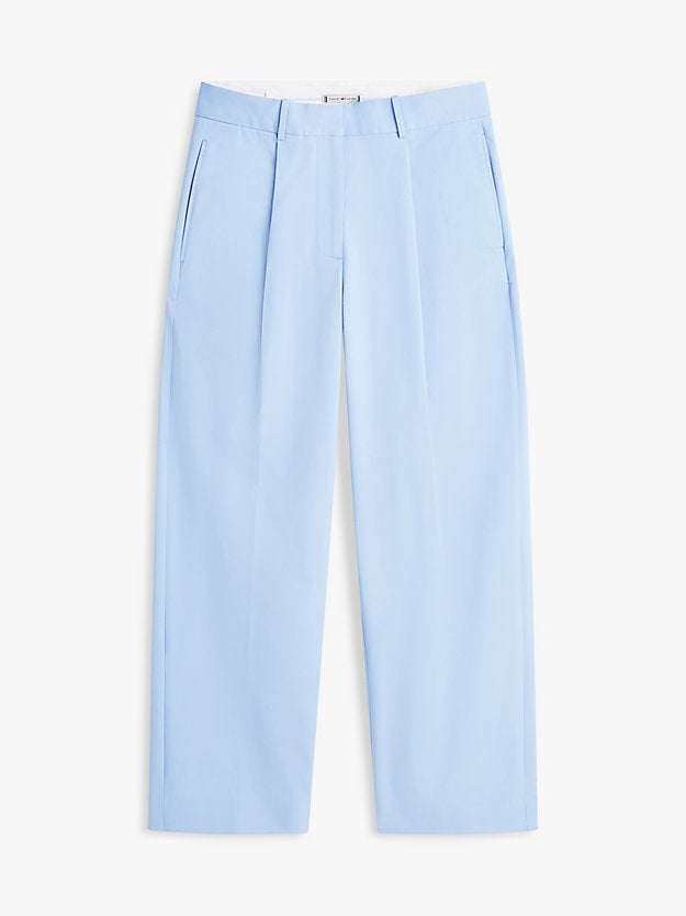 Barrel Leg Mid Rise Chinos