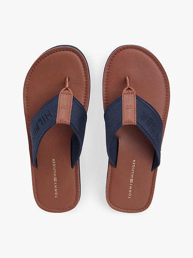 Jacquard Logo Flip-Flops