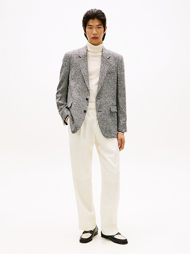 HoundstooWool Blend Regular Fit Blazer