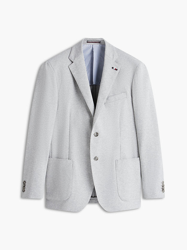Flex Regular Fit Jersey Single Breasted Blazer