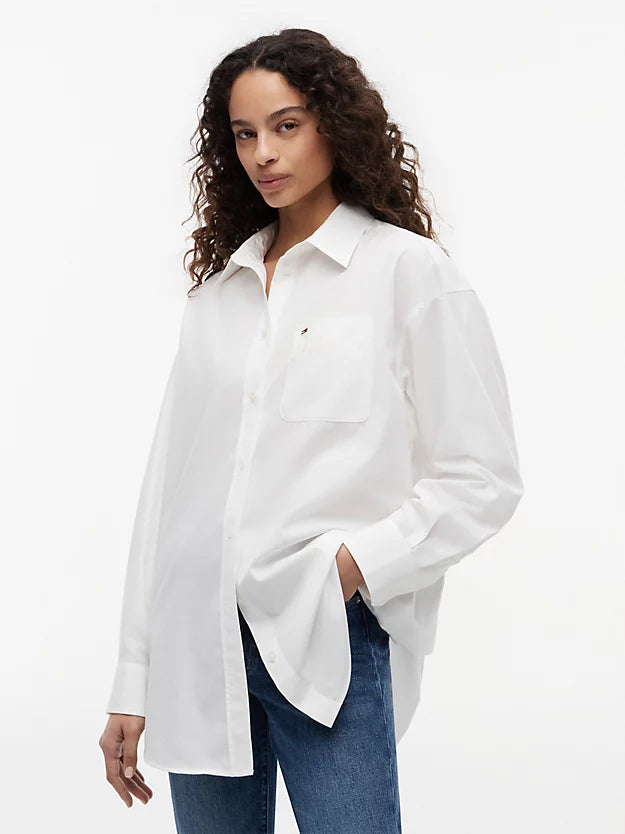 Oversized Fit Poplin Shirt