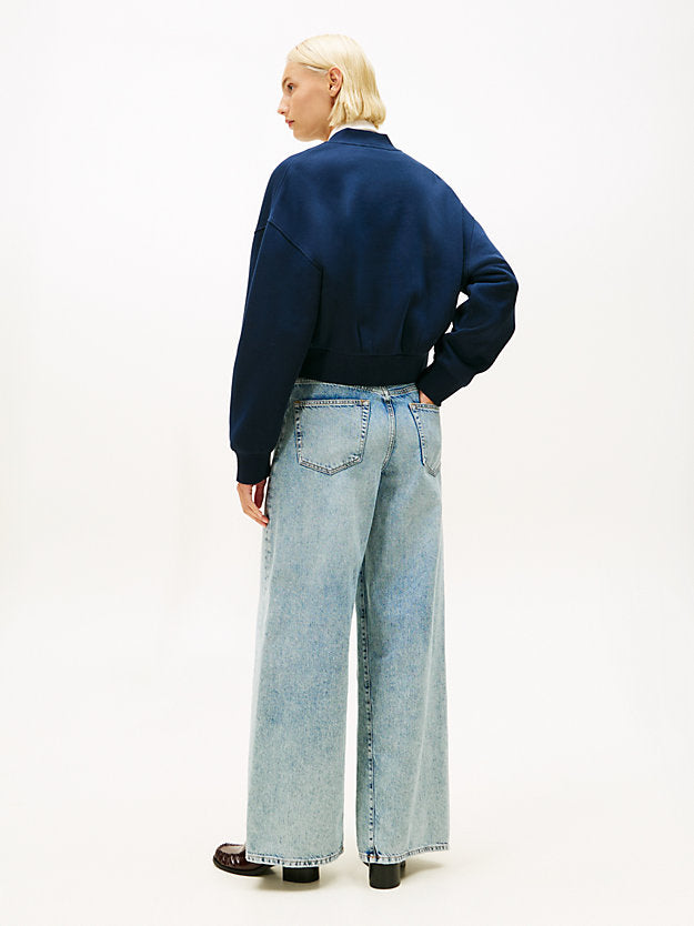 Flex Fleece Logo Relaxed Bomber Cardigan
