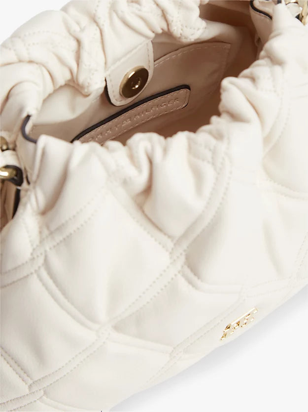Quilted Chain Monogram Crossbody Bag