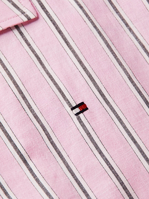 Relaxed Fit Poplin Short Sleeve Shirt