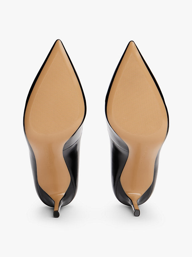 Leather Stiletto Court High Heels