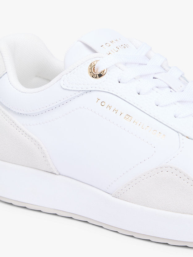Embossed Monogram Leather Trainers