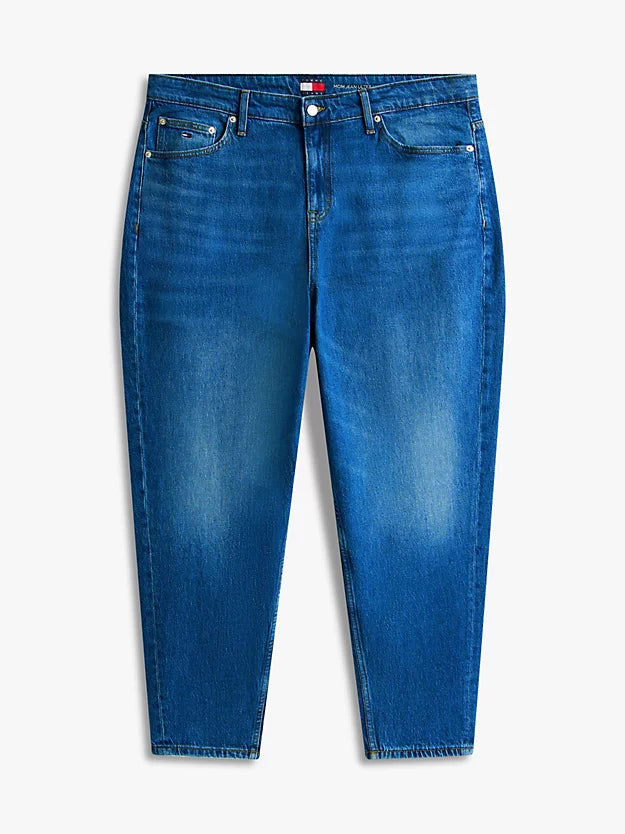 Curve High Rise Tapered Leg Mom Jeans