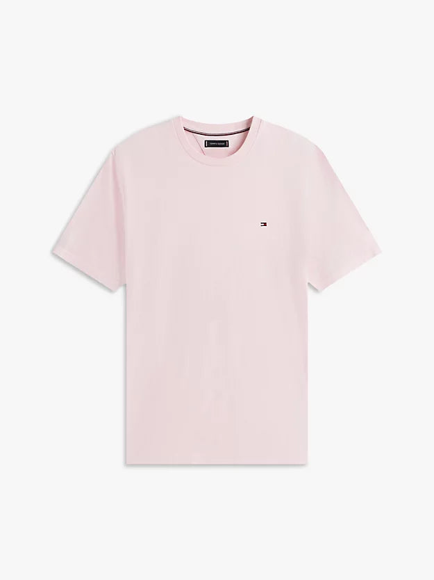 Flag Embroidery Jersey Crew Neck T-Shirt