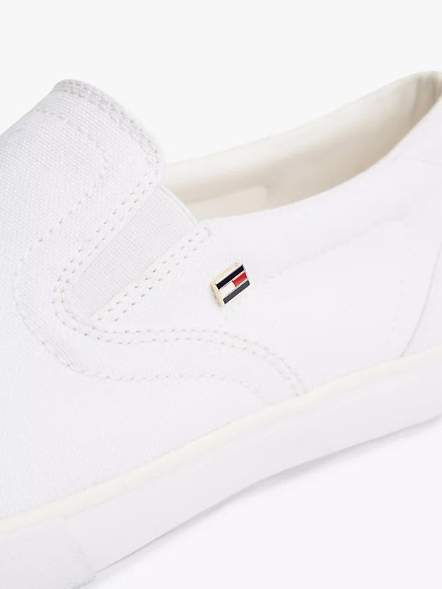 Low Profile Canvas Slip-On Trainers