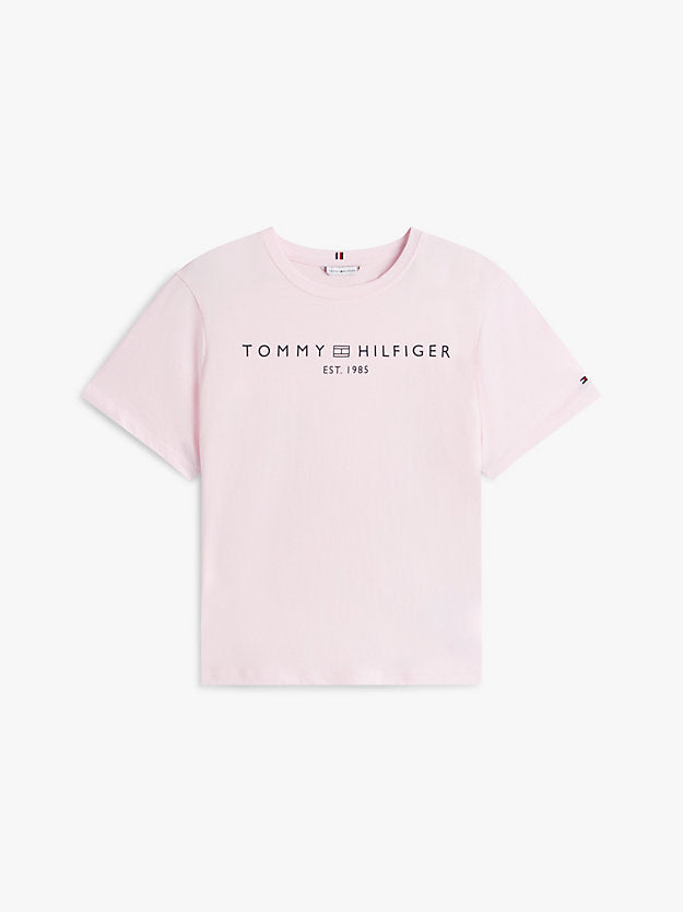 Curve Logo Jersey Crew Neck T-Shirt