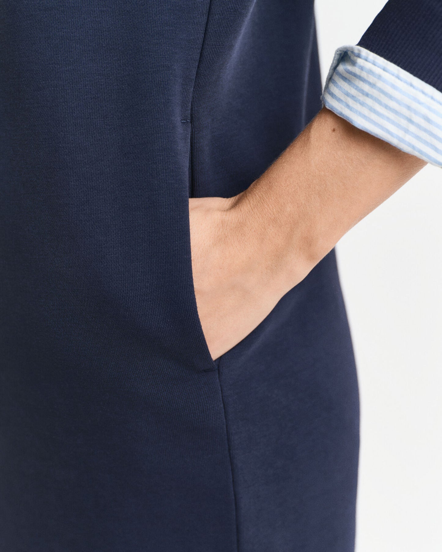 Shield Crew Neck Sweat Dress