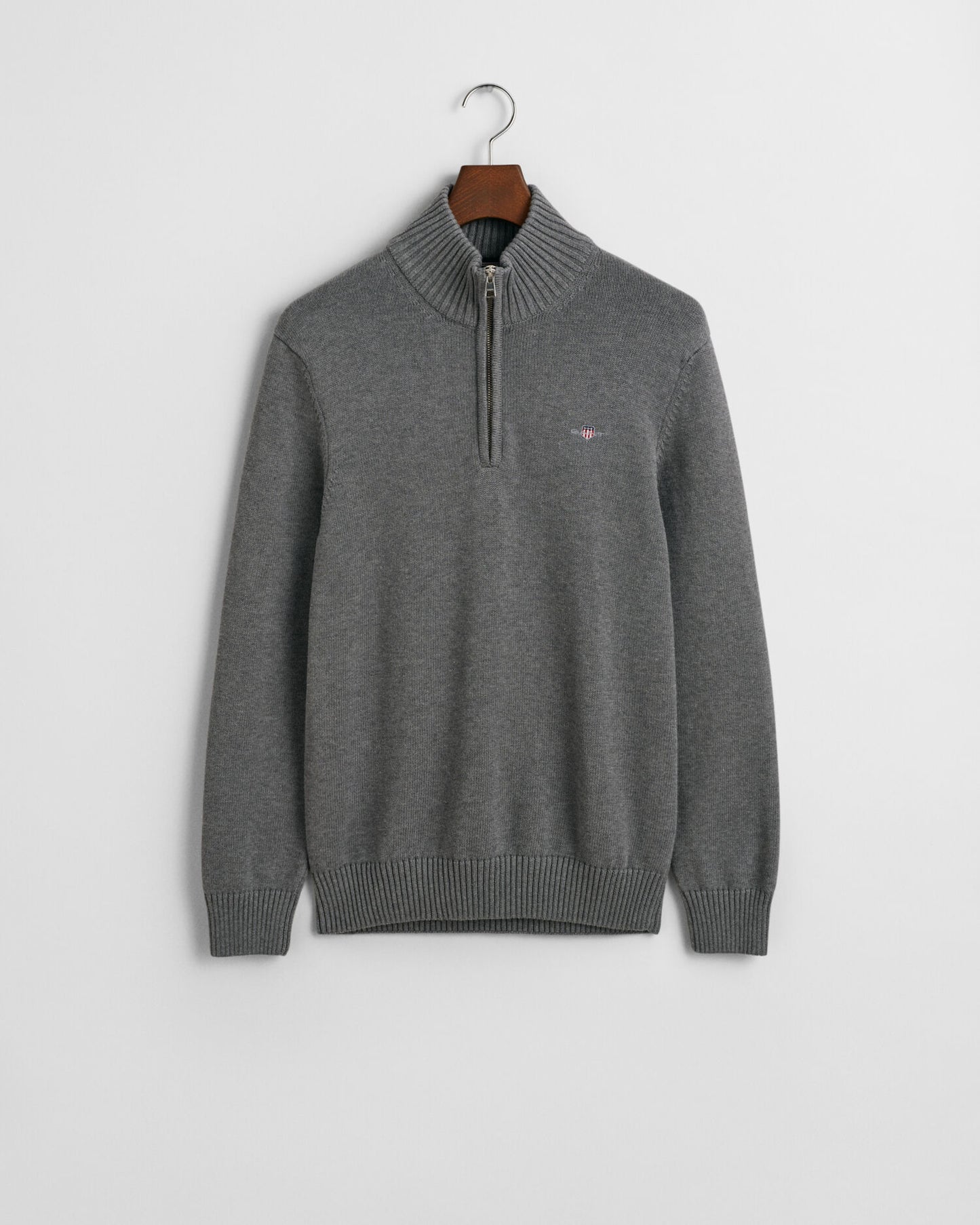 Casual Cotton Half-Zip Sweater