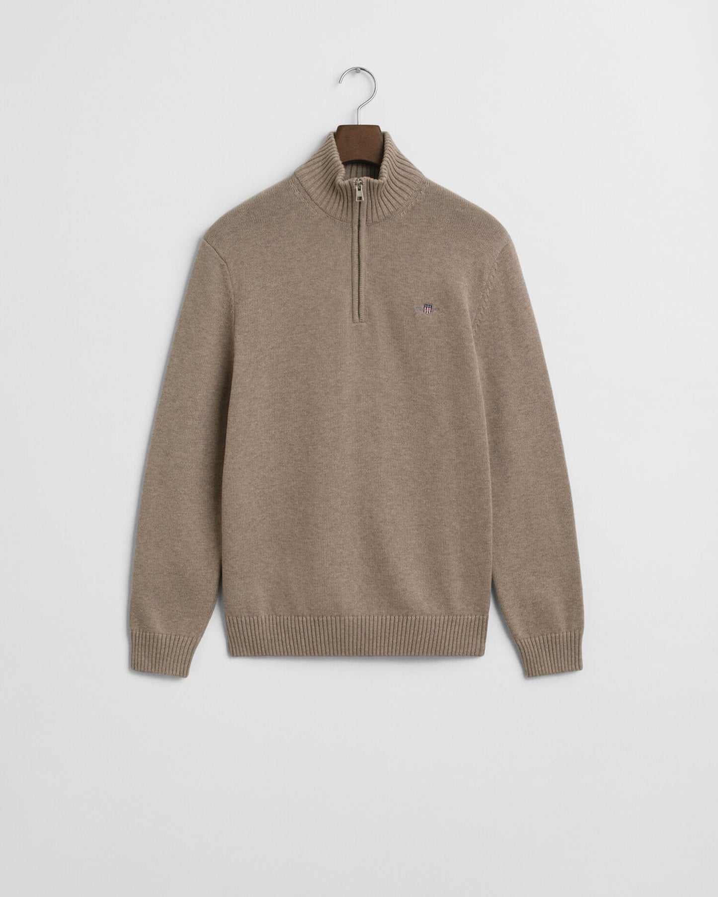 Casual Cotton Half-Zip Sweater