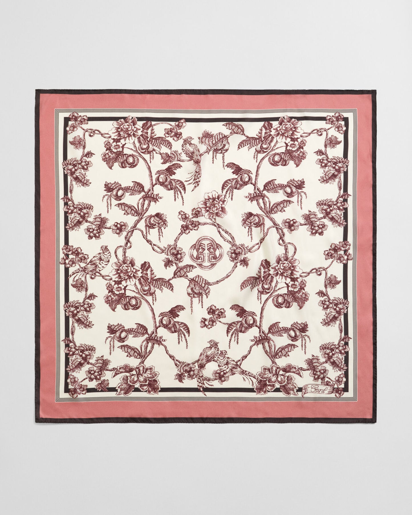 Tree Print Silk Scarf