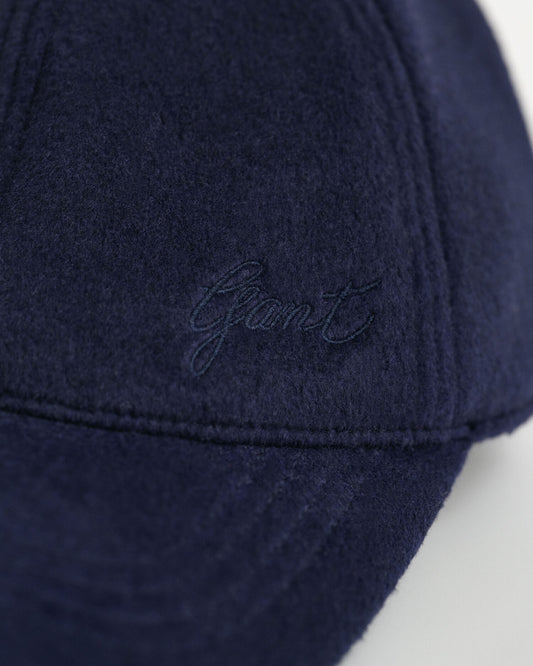 Lustrous Melton Cap