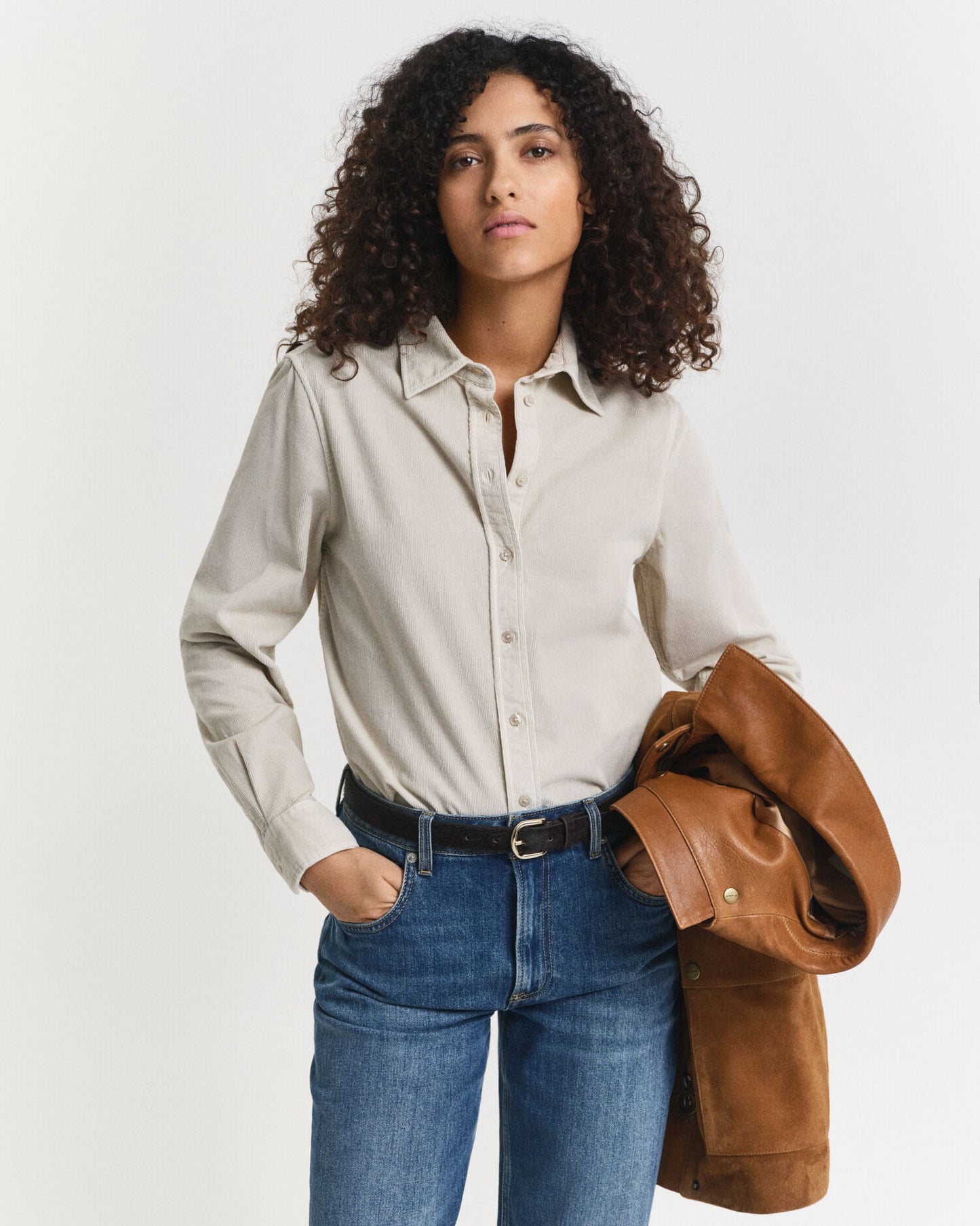 Regular Fit Corduroy Shirt