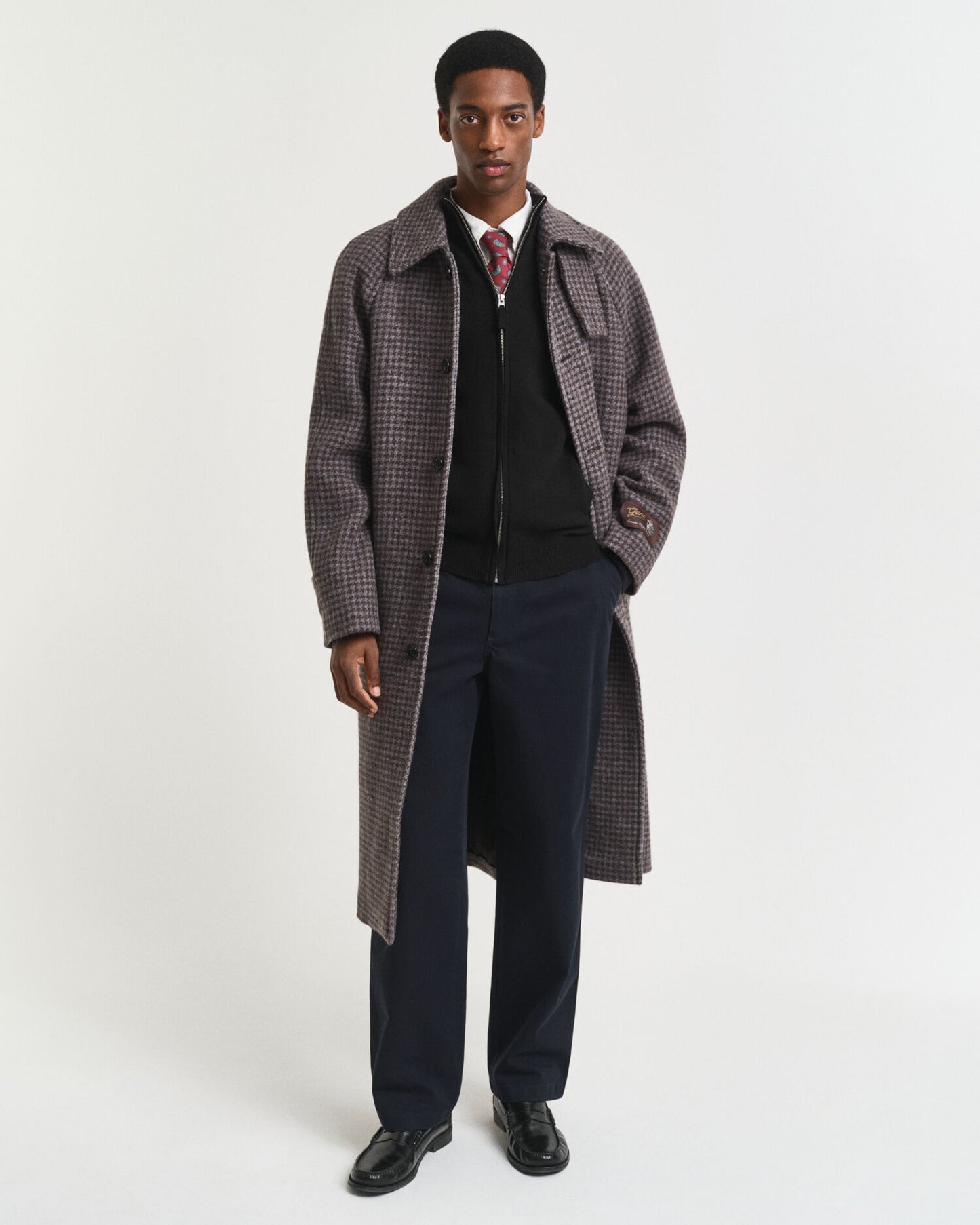 Superfine Lambswool Zip Cardigan
