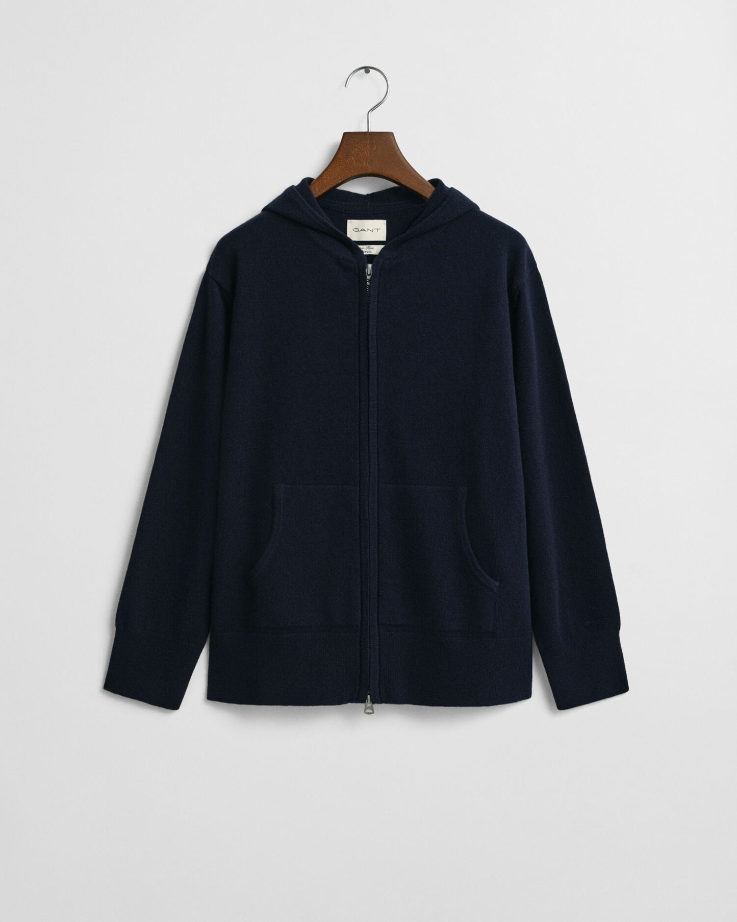Superfine Lambswool Zip Hoodie