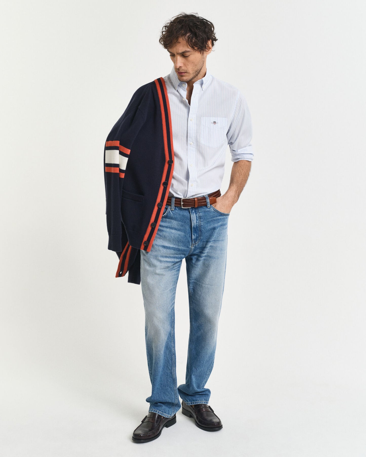 Regular Fit Striped Poplin Shirt